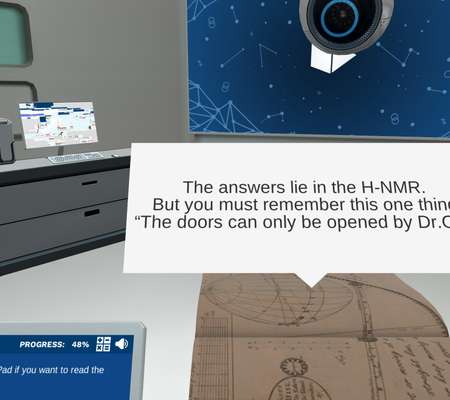 Identification of an Organic Compound by Spectroscopy: How fast can you escape?